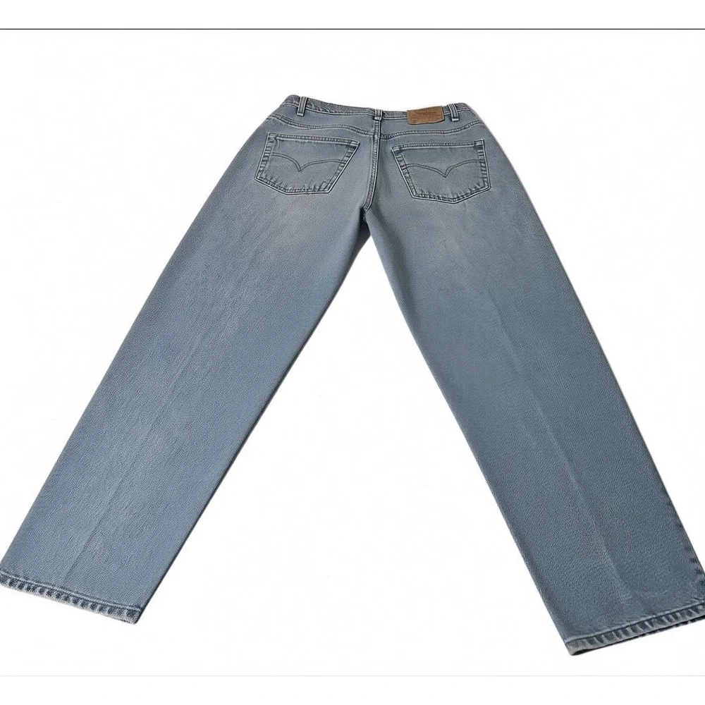 VTG LEVIS 560 LOOSE FIT 90s Comfort Black Batwing Men's 38x33 DENIM‎  JEANS